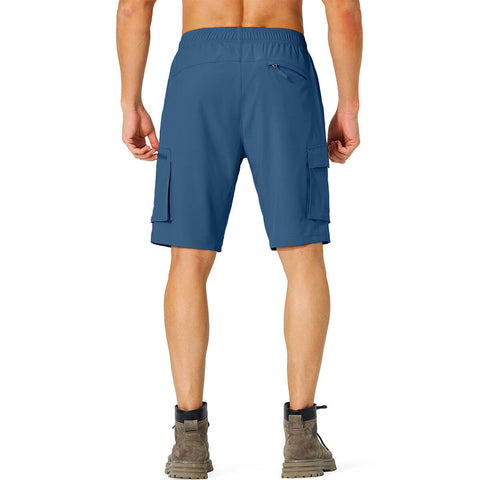 Image of Men's Hiking Cargo Shorts Quick Dry Lightweight with Zipper Pockets