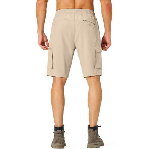 Image of Men's Hiking Cargo Shorts Quick Dry Lightweight with Zipper Pockets
