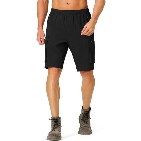 Image of Men's Hiking Cargo Shorts Quick Dry Lightweight with Zipper Pockets
