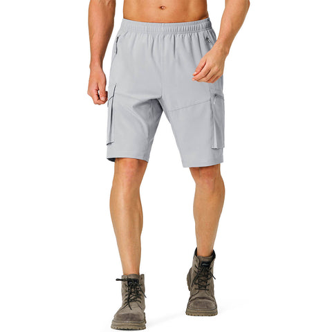 Image of Men's Hiking Cargo Shorts Quick Dry Lightweight with Zipper Pockets