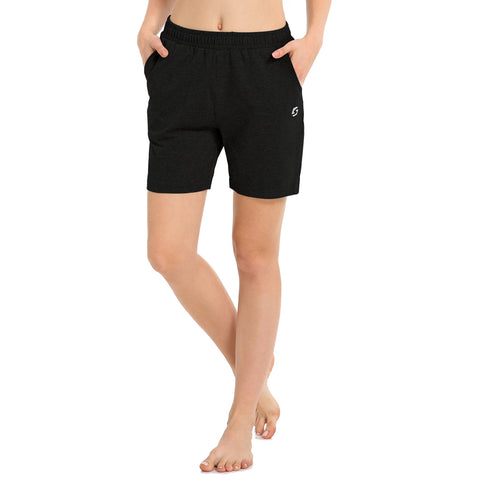 Image of Women's 5" Activewear Lounge Bermuda Shorts Gym Jogger Yoga Shorts with Pockets