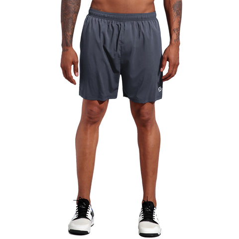 Image of Men's 5 Inch Running Workout Shorts Quick Dry Athletic Shorts with Liner Zipper Pockets