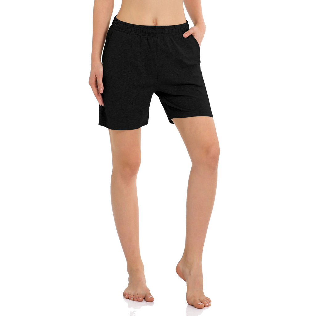 Women's 5" Activewear Lounge Bermuda Shorts Gym Jogger Yoga Shorts with Pockets