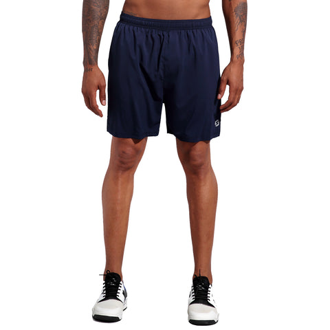 Image of Men's 5 Inch Running Workout Shorts Quick Dry Athletic Shorts with Liner Zipper Pockets