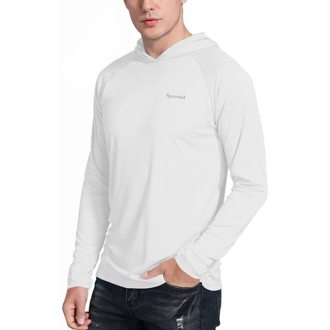 Image of Men's UPF 50+ Sun Protection Hoodie Shirts Long Sleeve SPF Performance Fishing T-Shirt with Thumbhole