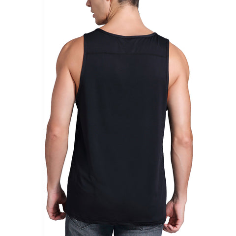 Image of Spowind Men's Quick Dry Workout Tank Top - Athletic Running Training Muscle Fitness Gym Sleeveless Shirts