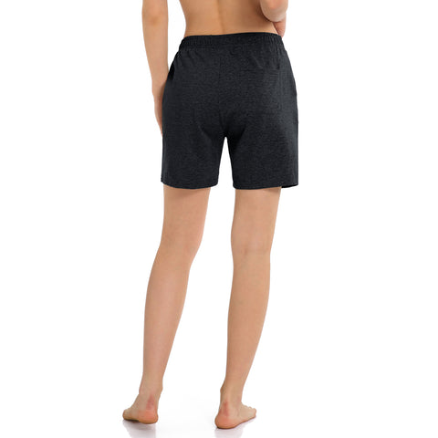 Image of Women's 5" Activewear Lounge Bermuda Shorts Gym Jogger Yoga Shorts with Pockets