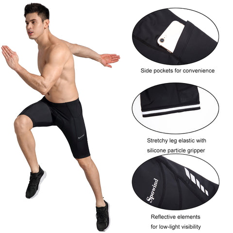 Image of Men's Cycling Shorts 3D Padded Quick Dry Pants Bicycle Wear Tights UPF 50+