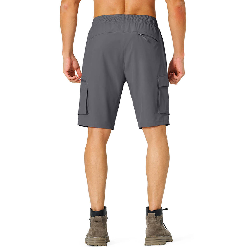 Men's Hiking Cargo Shorts Quick Dry Lightweight with Zipper Pockets