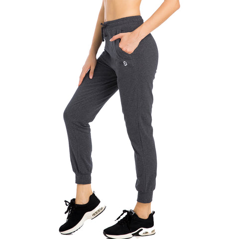 Image of Women's Joggers Lounge Sweatpants Yoga Workout Tapered Cotton Athletic Track Pants with Pockets