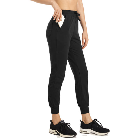 Image of Women's Joggers Lounge Sweatpants Yoga Workout Tapered Cotton Athletic Track Pants with Pockets