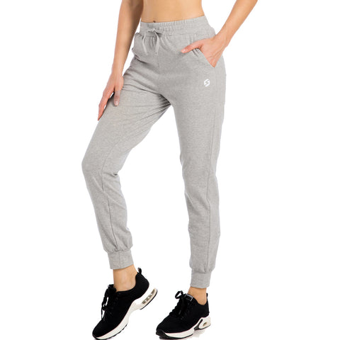 Image of Women's Joggers Lounge Sweatpants Yoga Workout Tapered Cotton Athletic Track Pants with Pockets