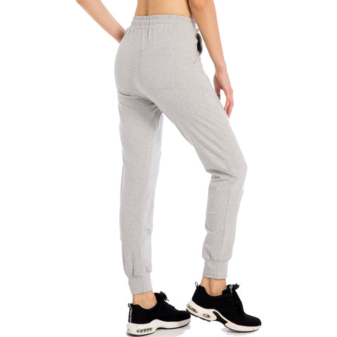 Image of Women's Joggers Lounge Sweatpants Yoga Workout Tapered Cotton Athletic Track Pants with Pockets