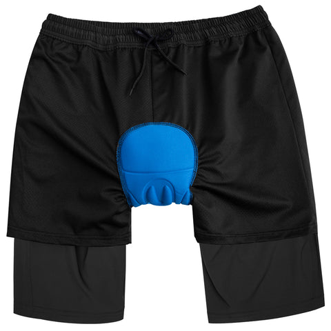 Image of Men's Mountain Bike Shorts 3D Padded Lightweight Loose-Fit MTB Bike Shorts