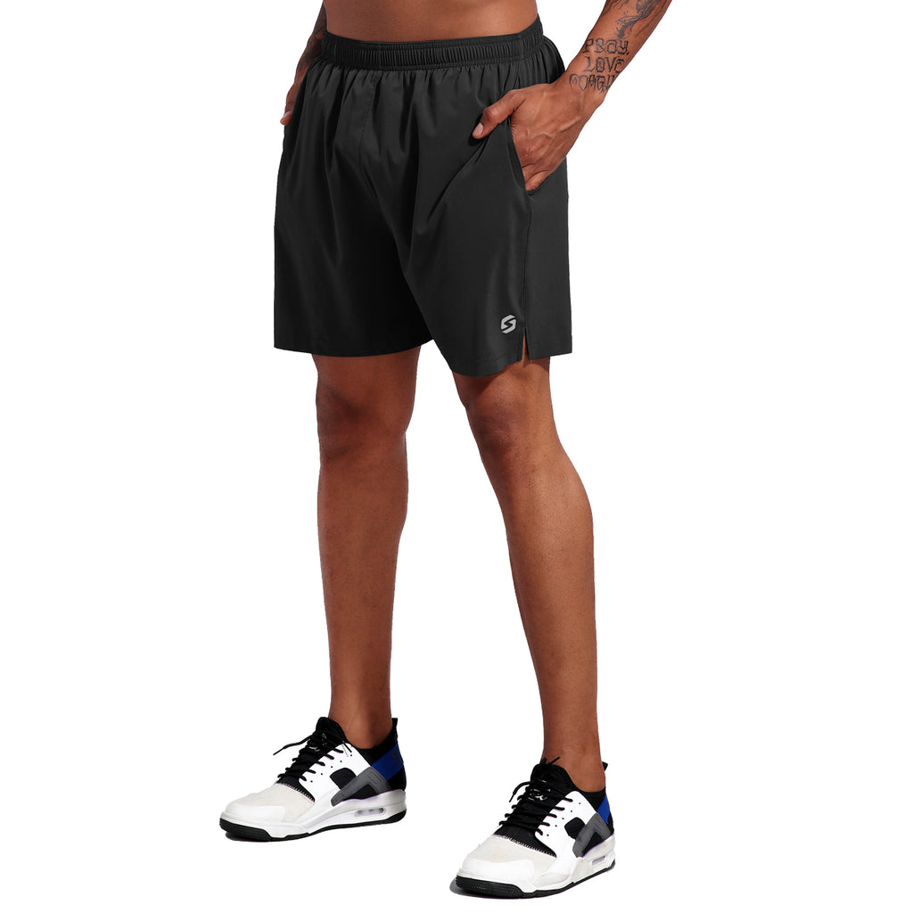 Men's 5 Inch Running Workout Shorts Quick Dry Athletic Shorts with